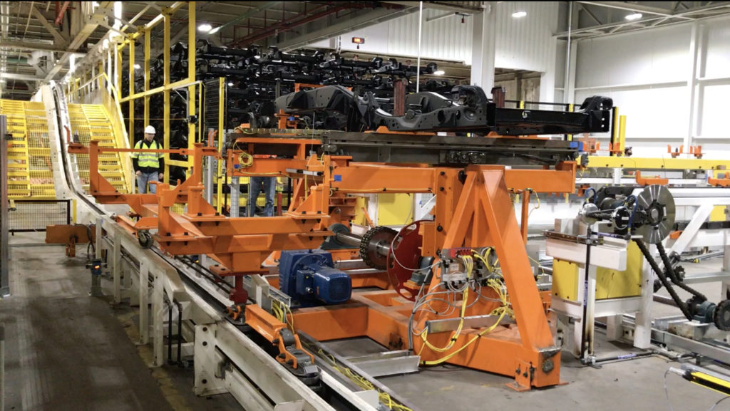 UBC millwrights at work with material handling