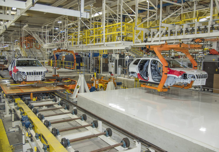 UBC millwrights work on automobile assembly line