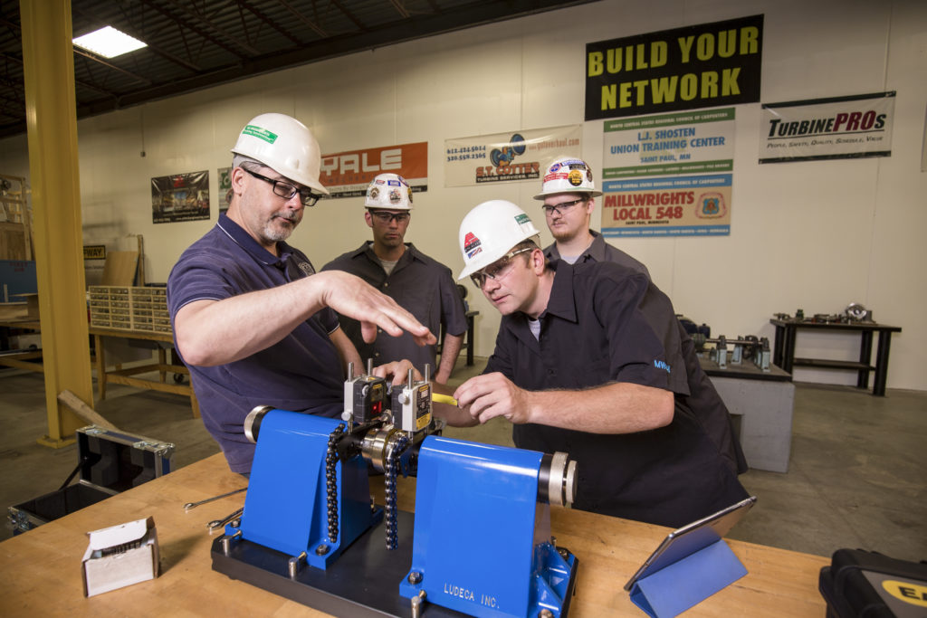 UBC millwrights in training